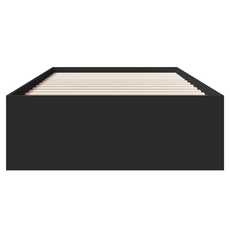 Modern Wooden Single Size 90cm Bed Frame Base With Under Storage Space
