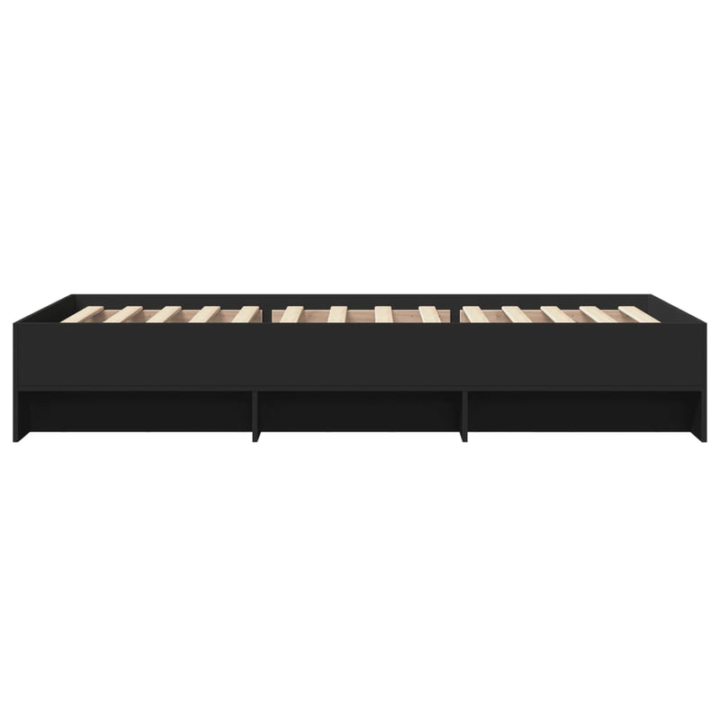 Modern Wooden Single Size 90cm Bed Frame Base With Under Storage Space