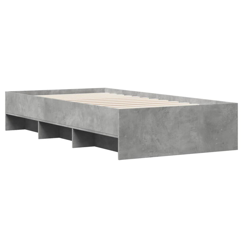 Modern Wooden Single Size 90cm Bed Frame Base With Under Storage Space