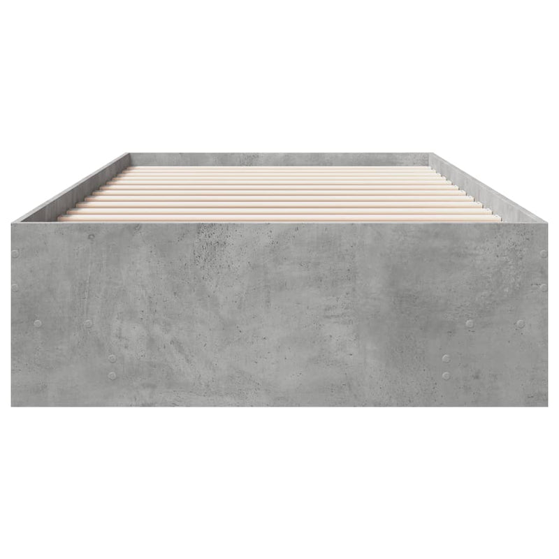 Modern Wooden Single Size 90cm Bed Frame Base With Under Storage Space