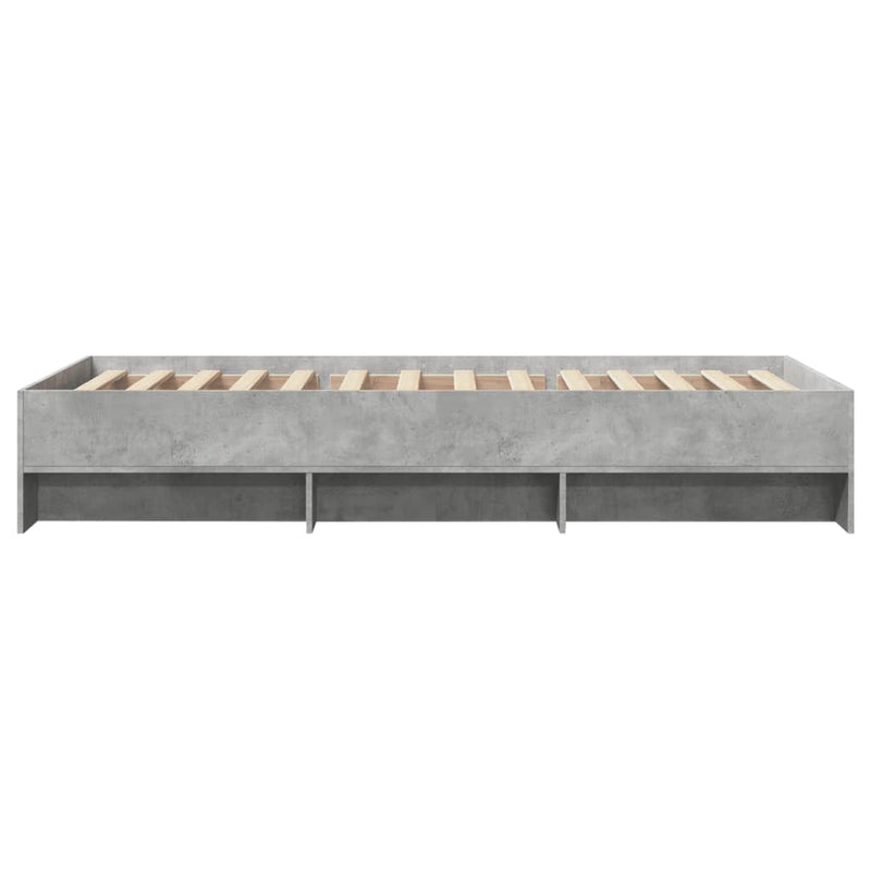 Modern Wooden Single Size 90cm Bed Frame Base With Under Storage Space