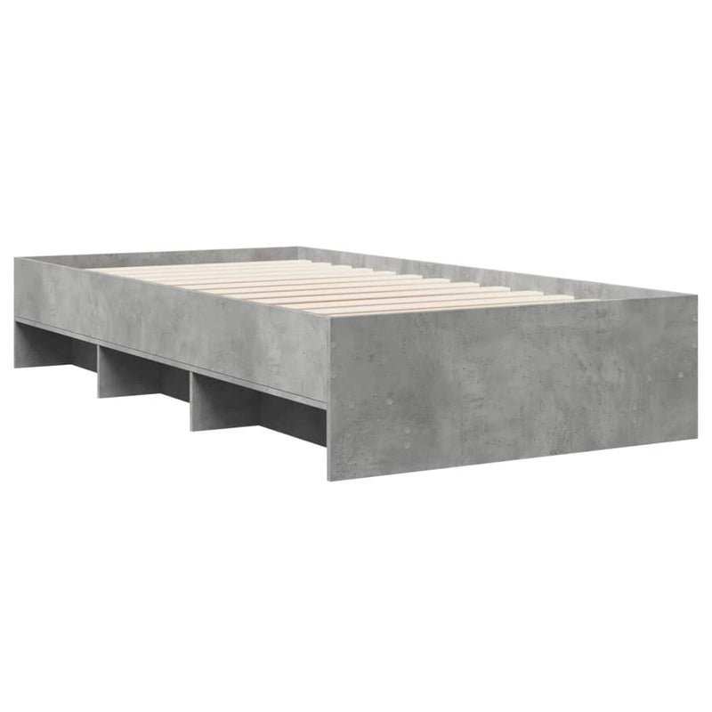 Modern Wooden Single Size 90cm Bed Frame Base With Under Storage Space