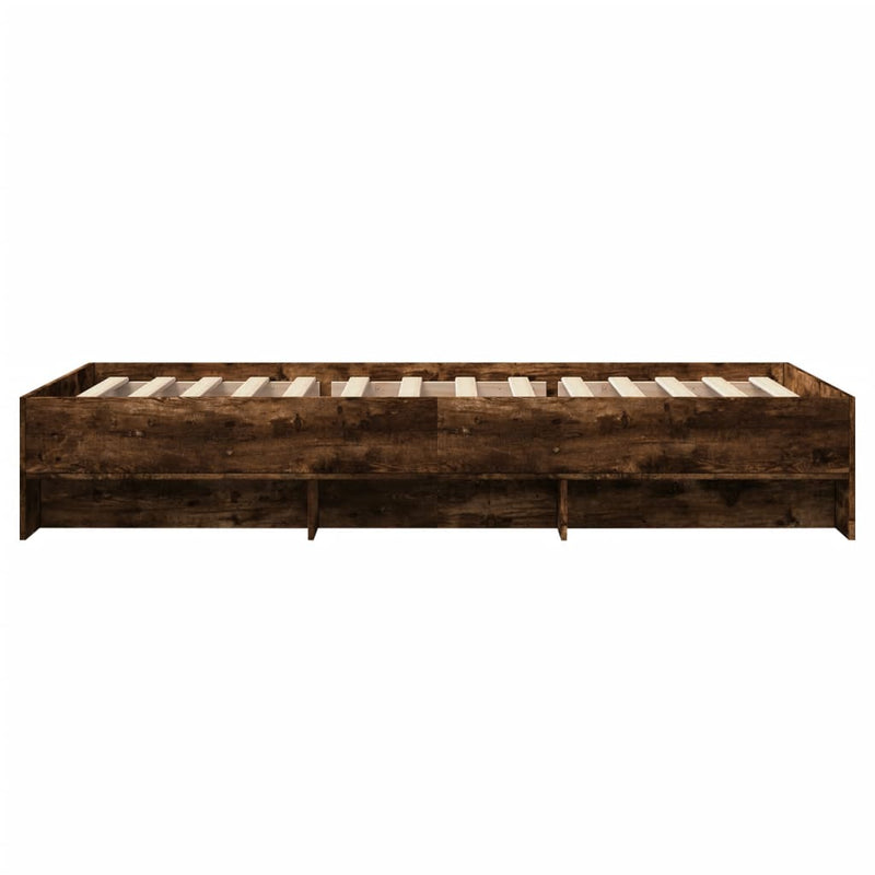 Modern Wooden Single Size 90cm Bed Frame Base With Under Storage Space