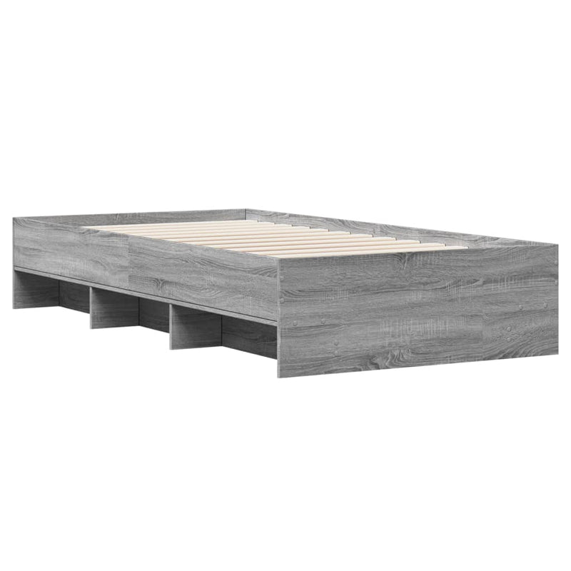 Modern Wooden Single Size 90cm Bed Frame Base With Under Storage Space