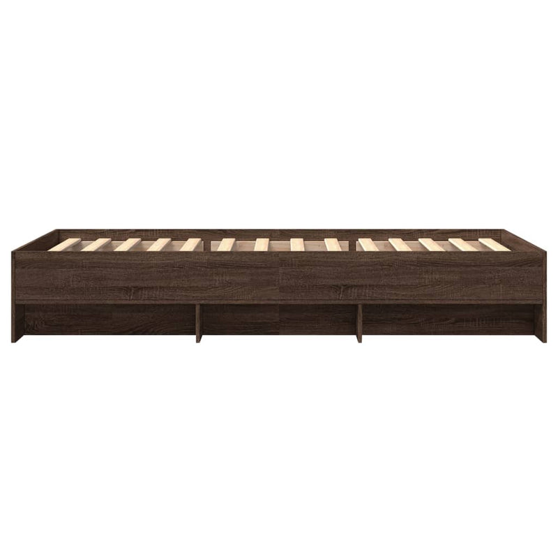 Modern Wooden Single Size 90cm Bed Frame Base With Under Storage Space