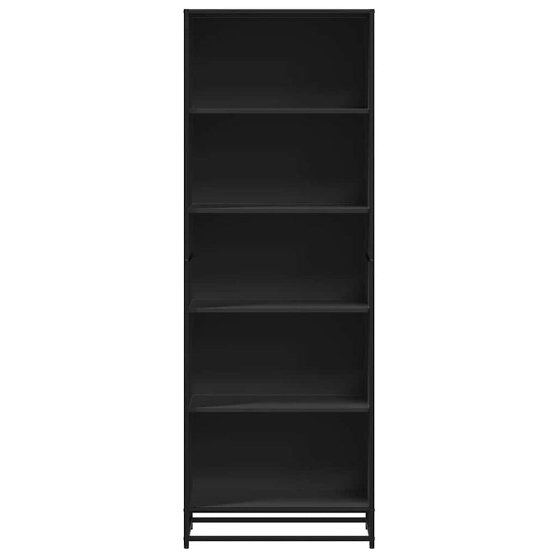 Bookcase Black 60x35x170.5 cm Engineered Wood