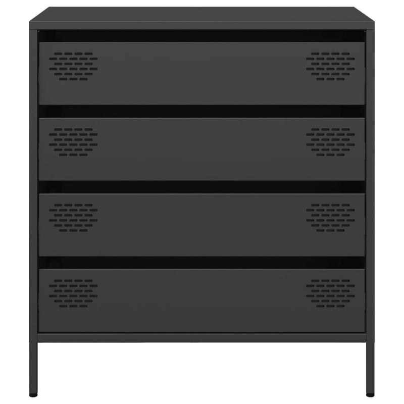 Sideboard Black 68x39x73.5 cm Cold-rolled Steel
