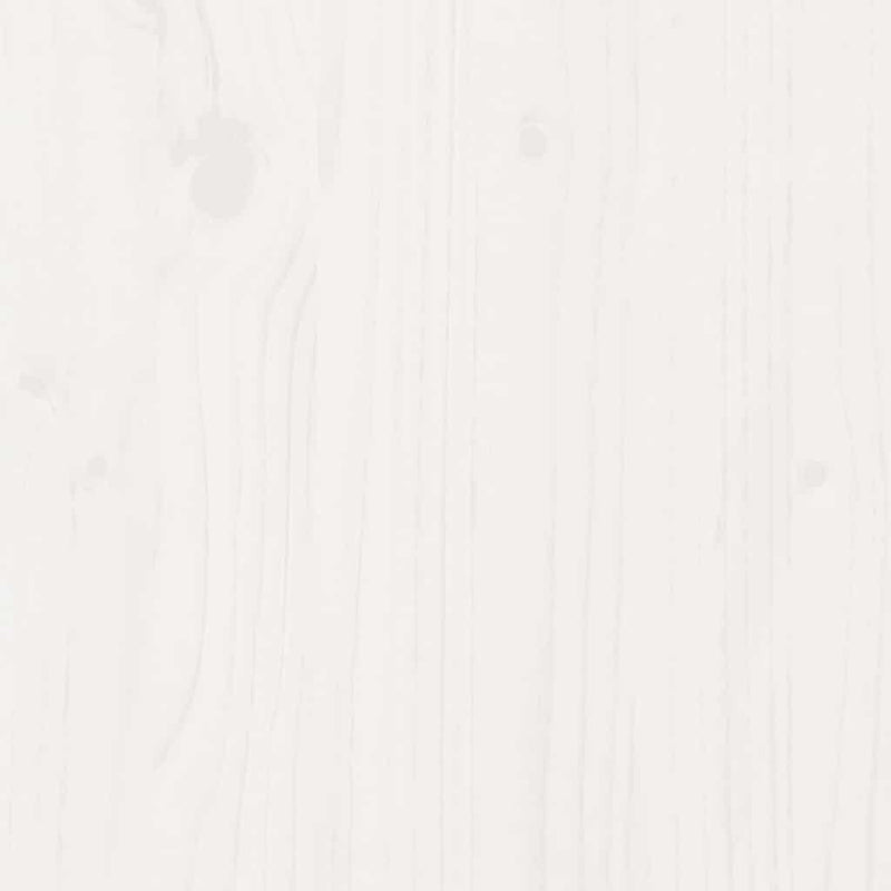 Bed Frame without Mattress White 100x200 cm Solid Wood Pine