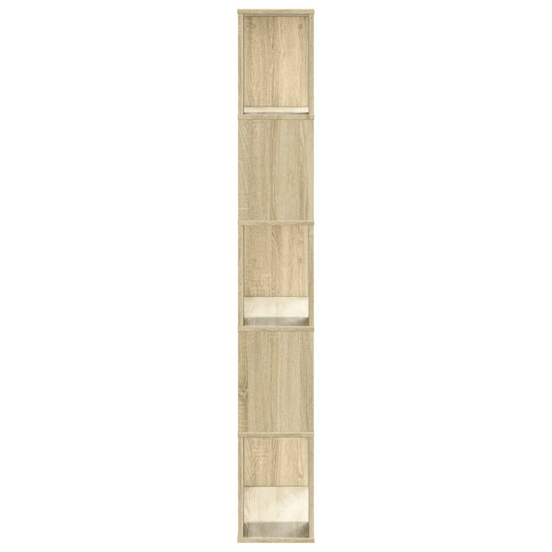 Modern Wooden 5-Tier Open Bookcase Book Storage Cabinet Unit Shelving Wood