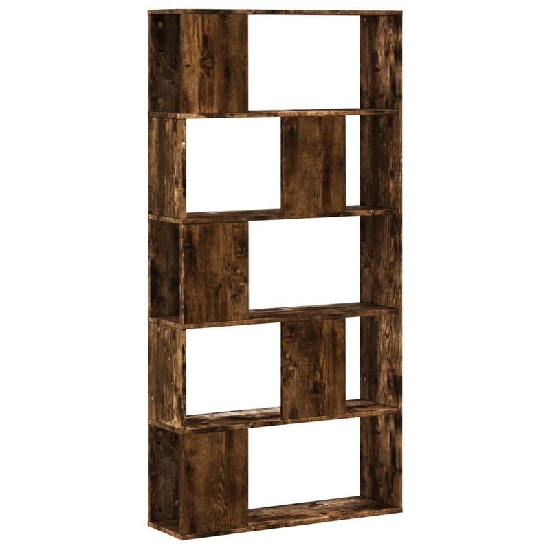 Modern Wooden 5-Tier Open Bookcase Book Storage Cabinet Unit Shelving Wood