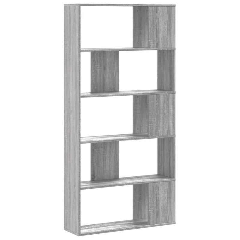Modern Wooden 5-Tier Open Bookcase Book Storage Cabinet Unit Shelving Wood