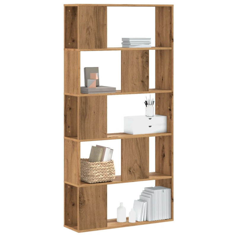 Modern Wooden 5-Tier Open Bookcase Book Storage Cabinet Unit Shelving Wood