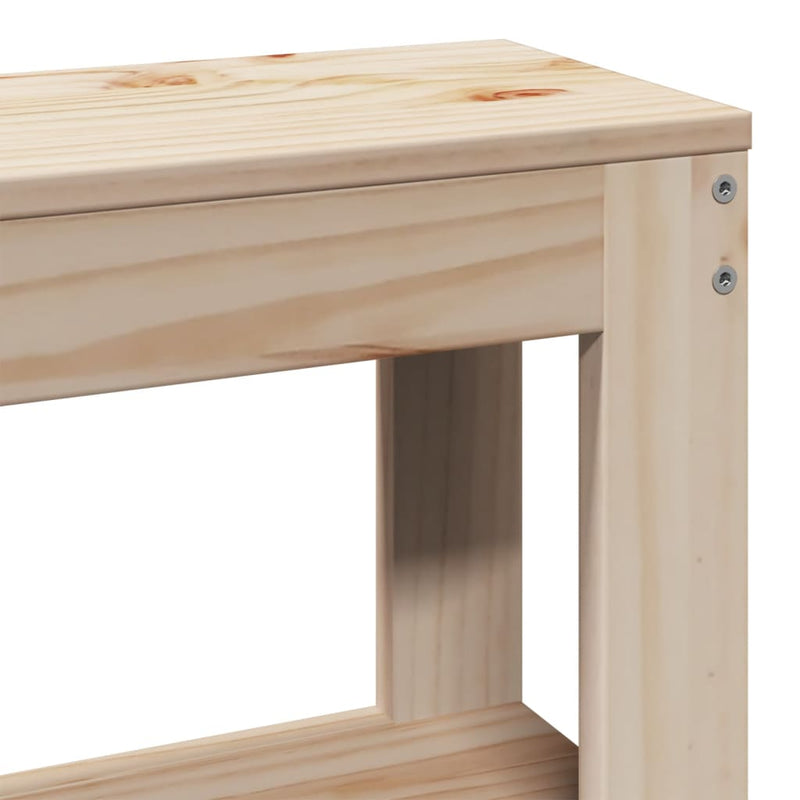 Bed Frame without Mattress 140x200 cm Solid Wood Pine