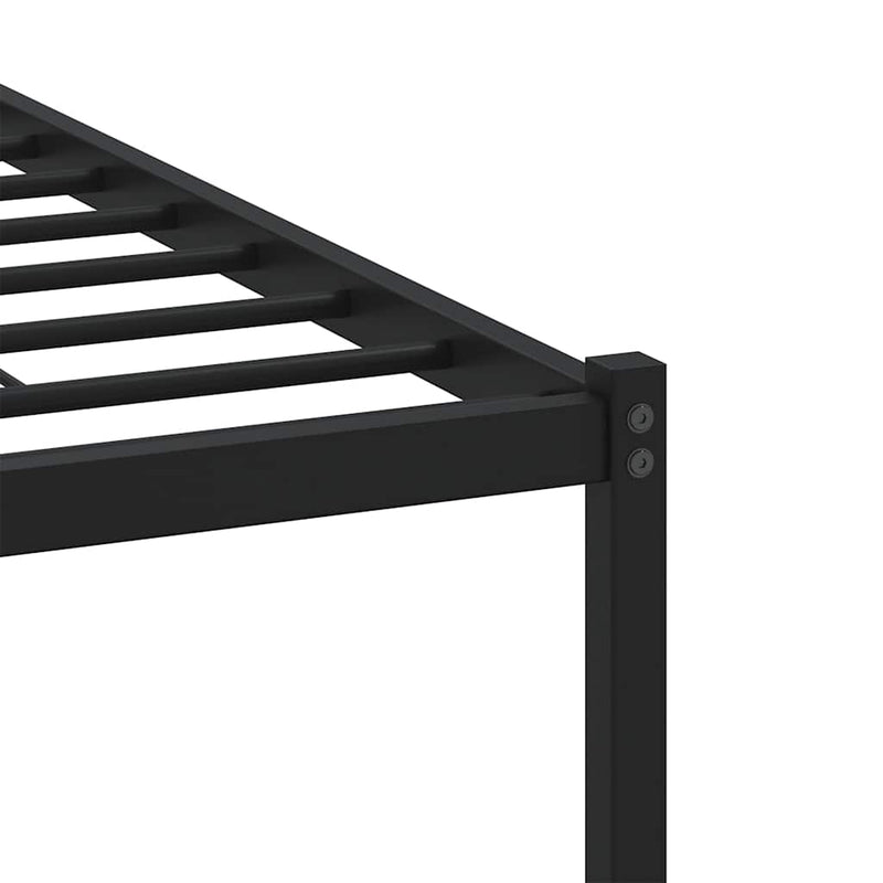 Bed Frame without Mattress with Headboard Brown Oak 150x200 cm King Size
