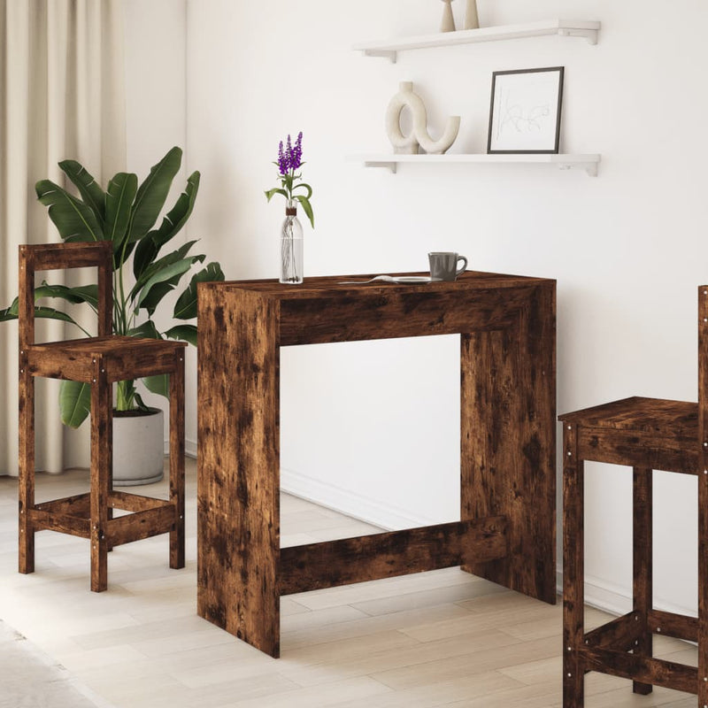 Modern Wooden High Rectangular Kitchen Bar Table Wood Dining Dinner Tables