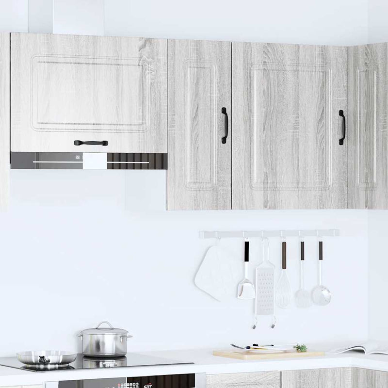 Kitchen Wall Cabinet Kalmar Grey Sonoma Engineered Wood
