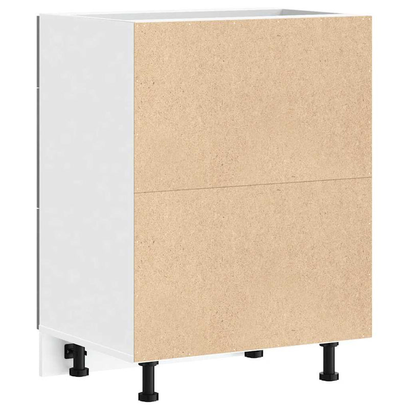 Kitchen Base Cabinet Lyon Grey Sonoma Engineered Wood