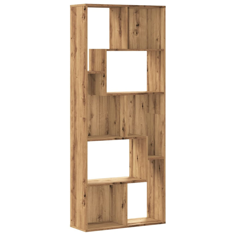 Modern Wooden Tall Open Bookcase Book Storage Cabinet Shelving Storage Display