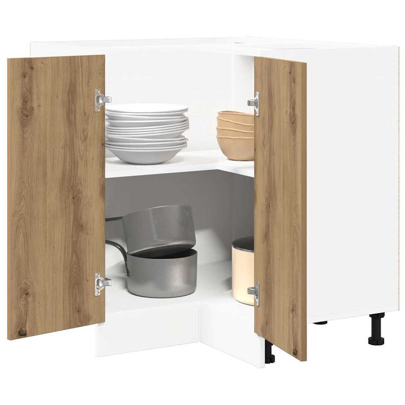 Kitchen Cabinet Lyon Artisan Oak 75.5x75.5x81.5 cm Engineered Wood