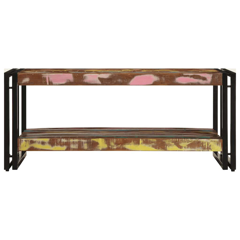 Coffee Table Multicolour 90x50x38 cm Solid Wood Reclaimed