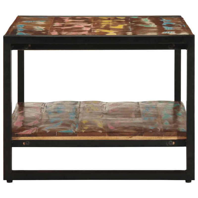 Coffee Table Multicolour 90x50x38 cm Solid Wood Reclaimed