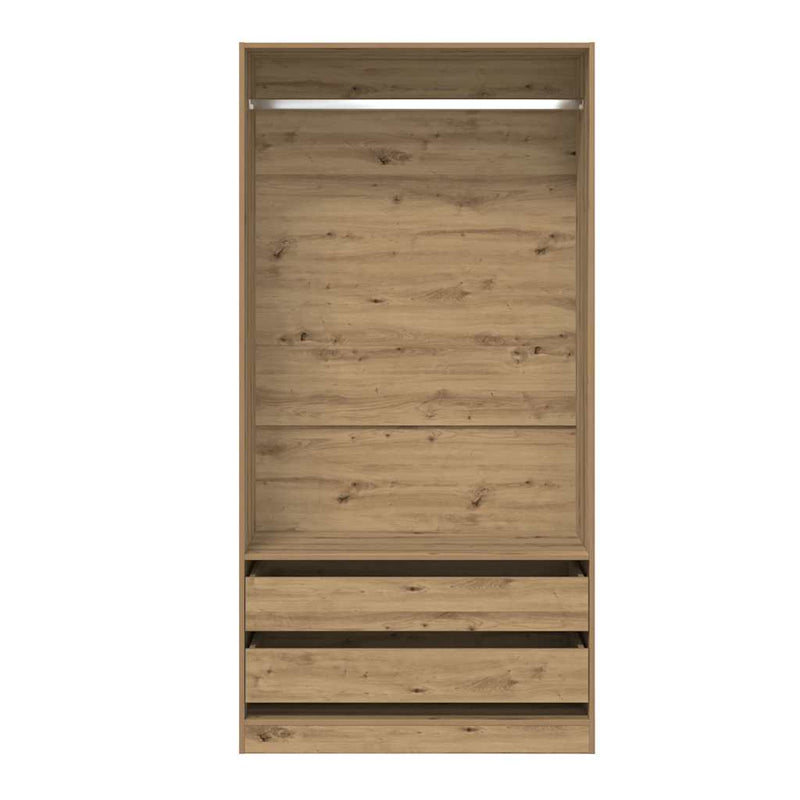 Wardrobe Artisan Oak 100x50x200 cm Engineered Wood