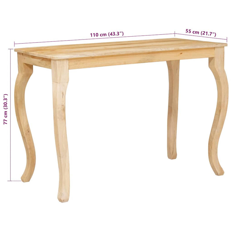 Coffee Table Brown 100 x 55 x 77 cm Solid mango wood