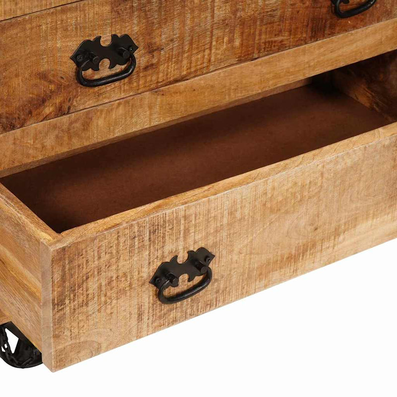 Side Cabinet Brown 70 x 38 x 63 cm Solid mango wood