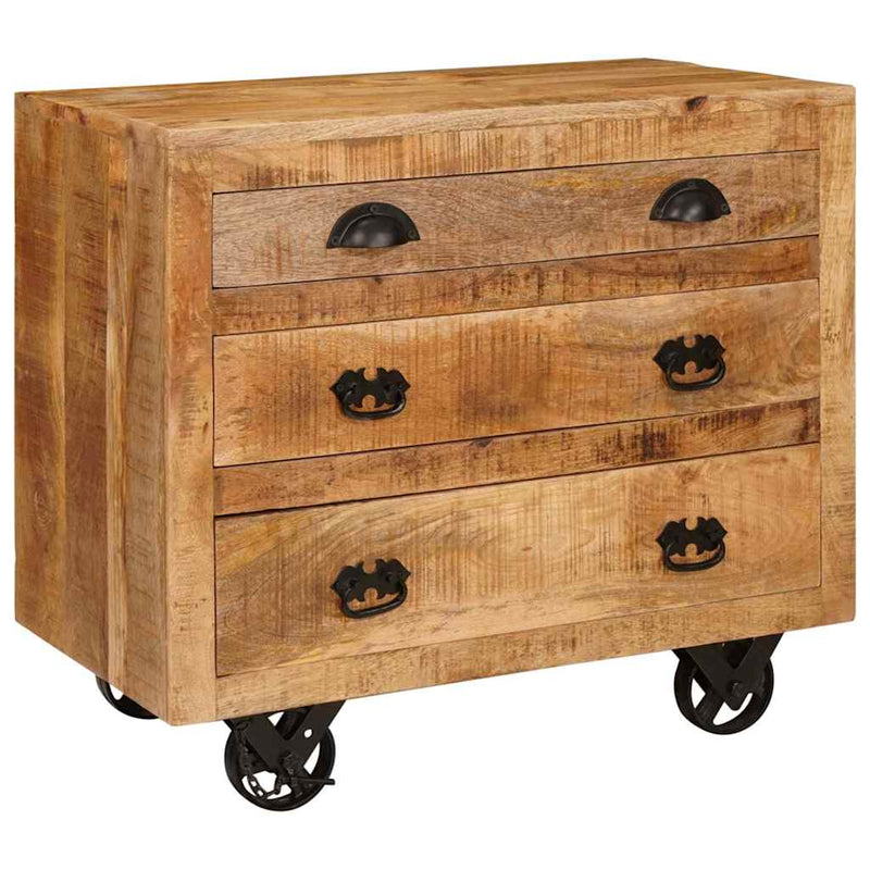 Side Cabinet Brown 70 x 38 x 63 cm Solid mango wood