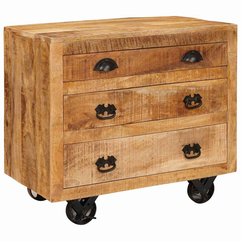 Side Cabinet Brown 70 x 38 x 63 cm Solid mango wood