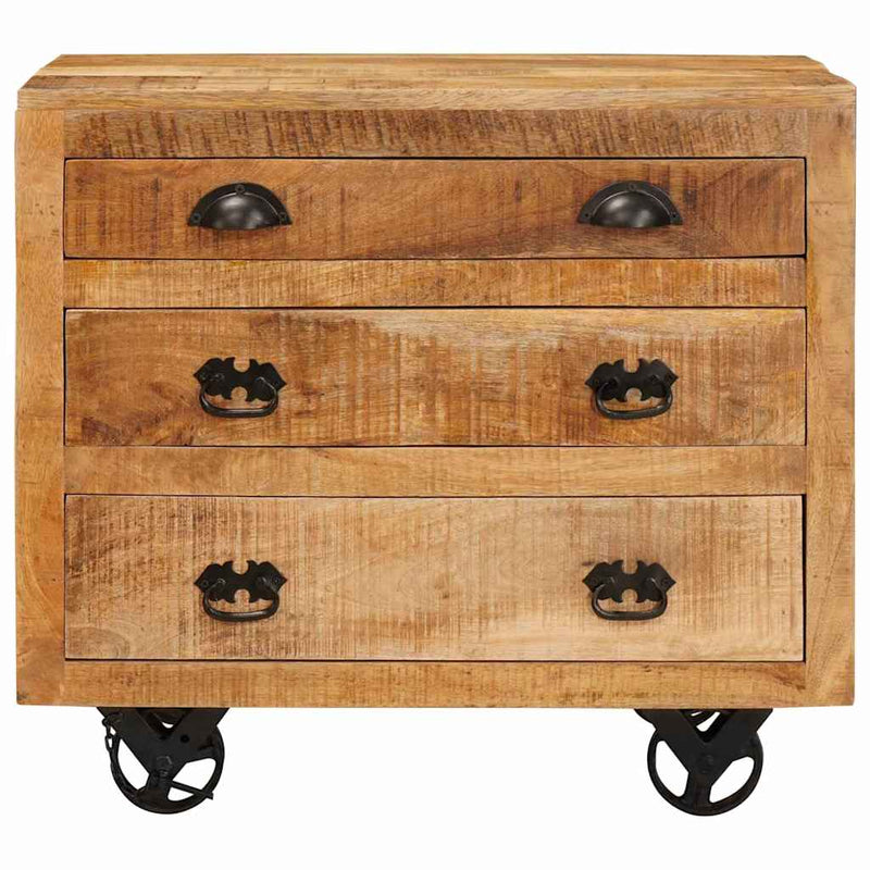 Side Cabinet Brown 70 x 38 x 63 cm Solid mango wood
