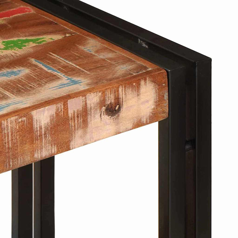Console Table Multicolour 160 x 33 x 75 cm Solid reclaimed wood
