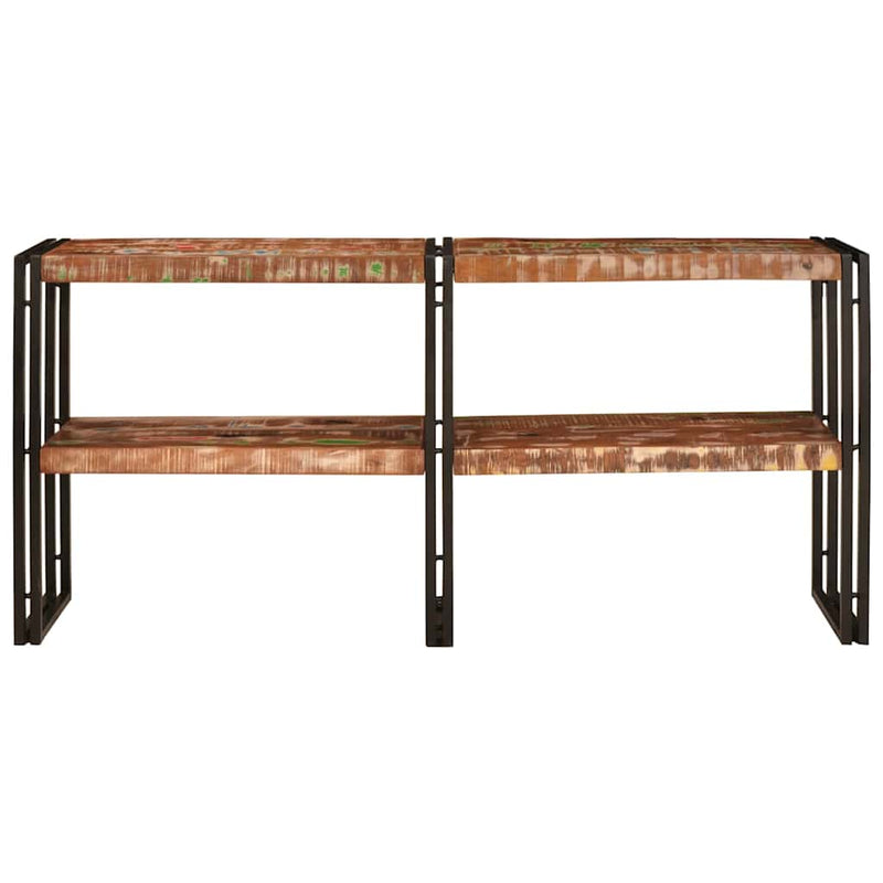 Console Table Multicolour 160 x 33 x 75 cm Solid reclaimed wood