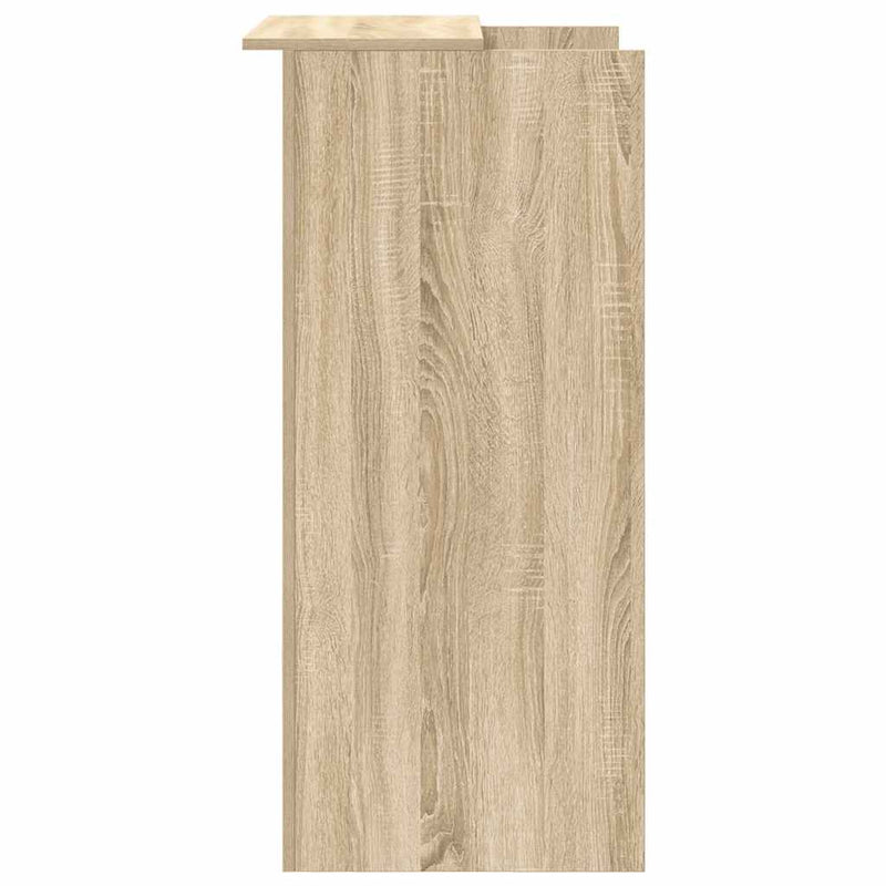 Reception Desk Sonoma Oak 55x50x103.5 cm Engineered Wood
