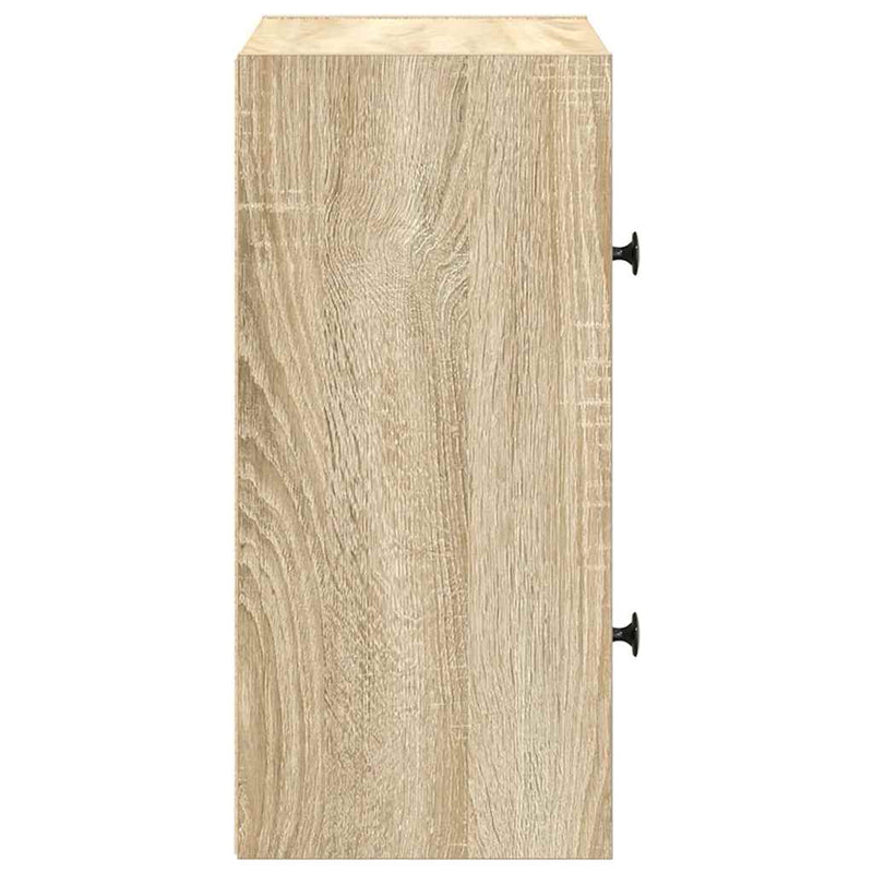 Bookcase Sonoma Oak 40x24x52 cm Engineered Wood