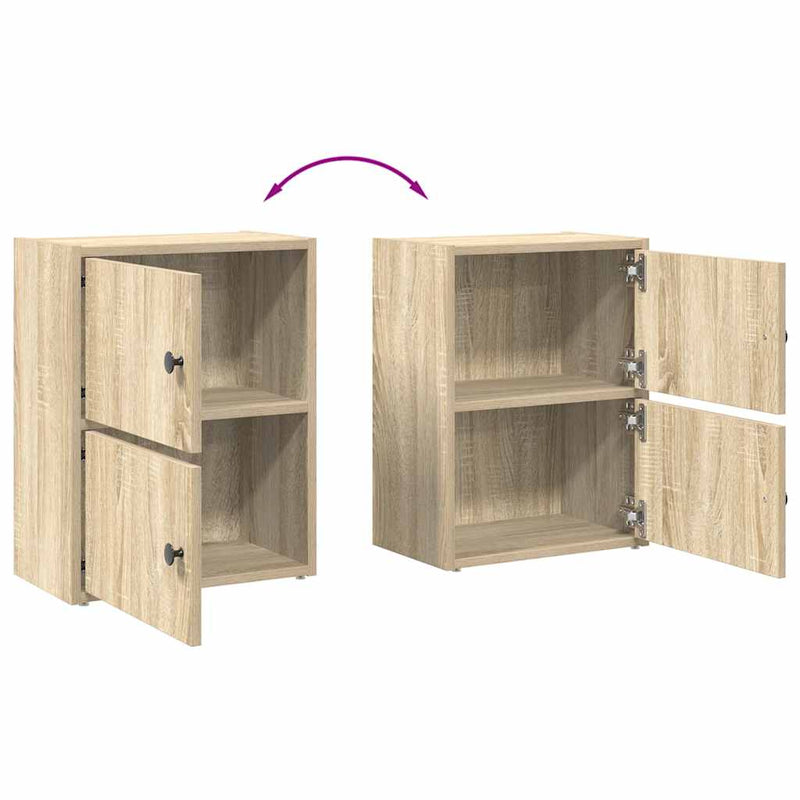 Bookcase Sonoma Oak 40x24x52 cm Engineered Wood