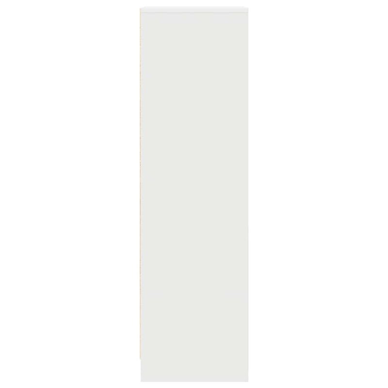 Highboard White 29.5x34x119.5 cm Engineered Wood