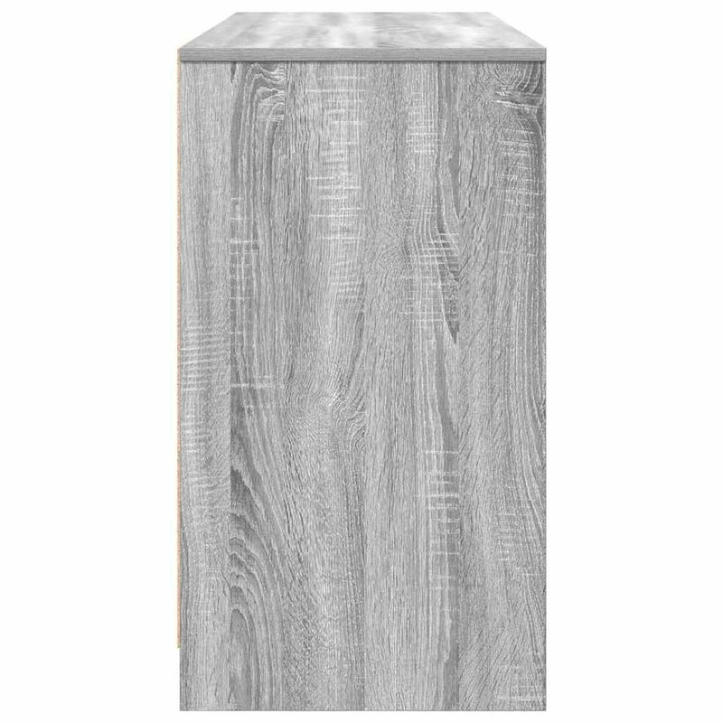 Desk Grey Sonoma 120x42x76 cm Engineered Wood