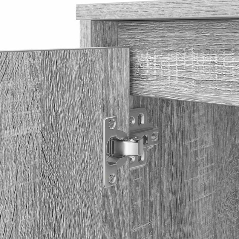 Desk Grey Sonoma 120x42x76 cm Engineered Wood