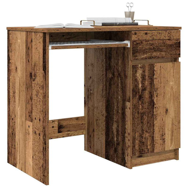 Desk Old Wood 86x49x76 cm Engineered Wood