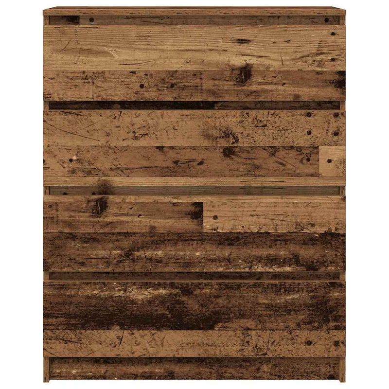 Sideboard Old Wood 80x35x99 cm Engineered Wood