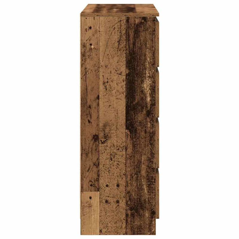 Sideboard Old Wood 80x35x99 cm Engineered Wood