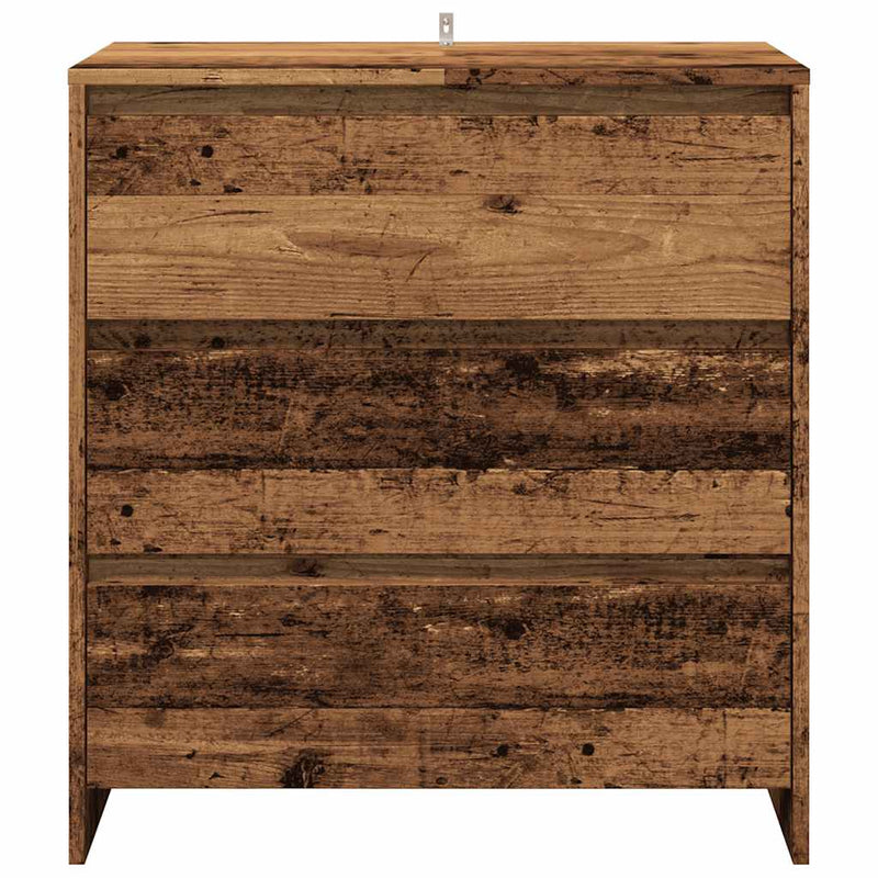 3 Piece Sideboard Old Wood Engineered Wood