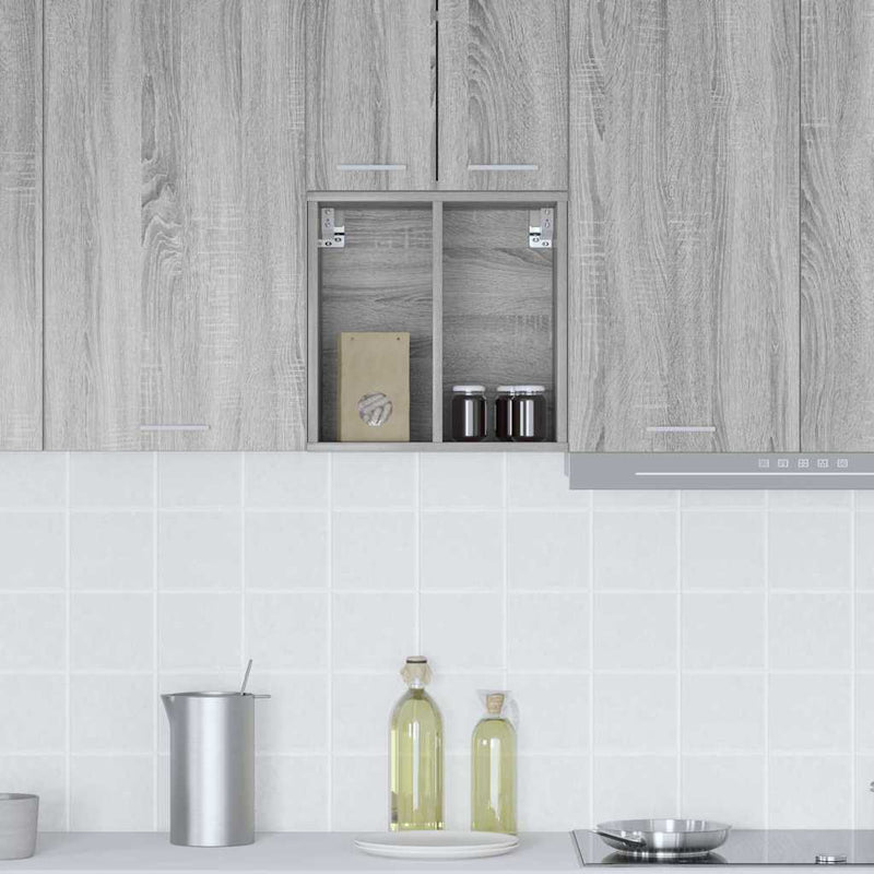 Hanging cabinet with Shelf Riga Grey Sonoma 40 x 29.5 x 40 cm