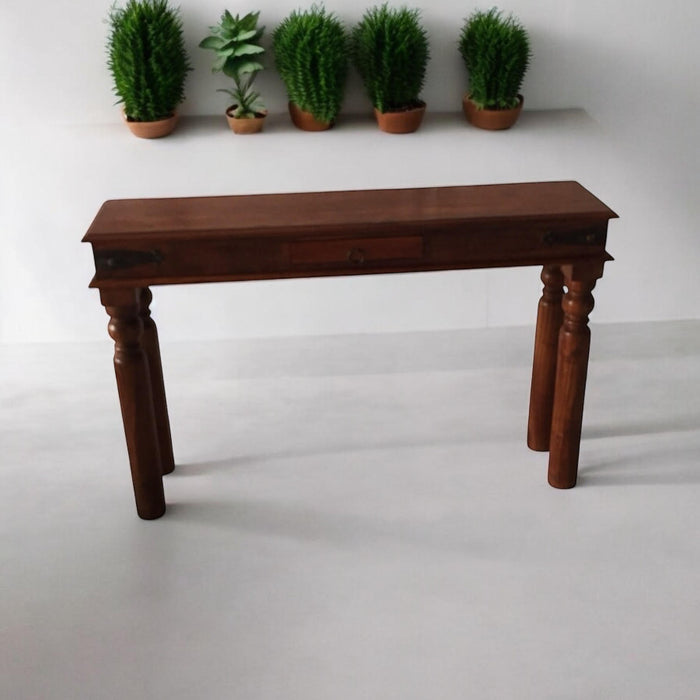 120CM WOODEN CONSOLE TABLE - 120x76x30 cm