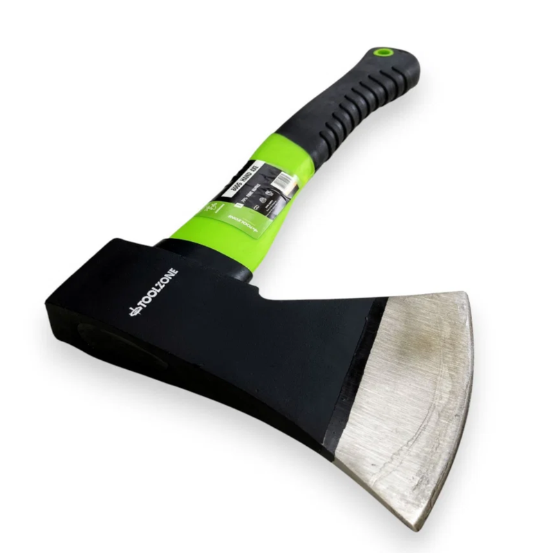 800g Hand Axe With Green Fibreglass Handle