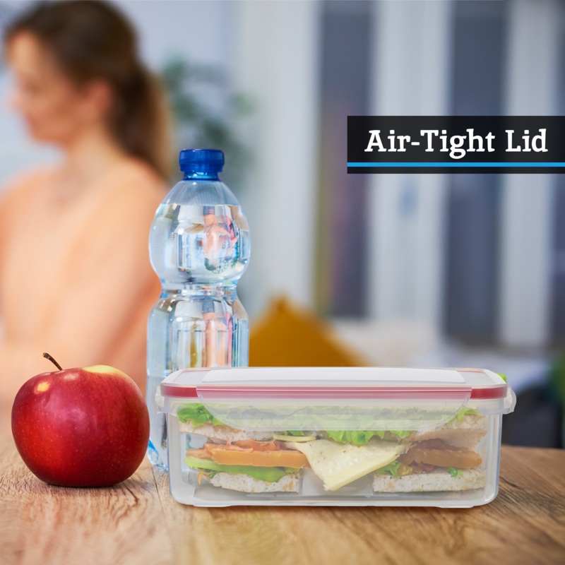 4 Piece Food Containers with Airtight Lids | Herrela