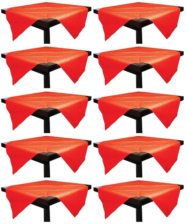 10 x Tork Table Cover Red 90Cm