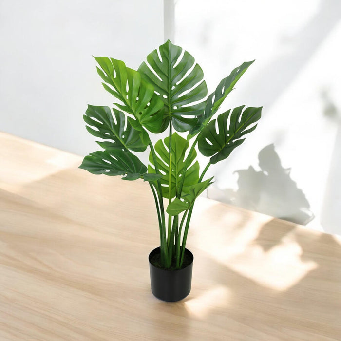 90CM ARTIFICIAL MONSTERA BONSAI TREE