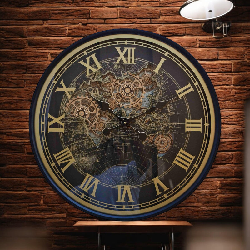60CM GEAR CLOCK